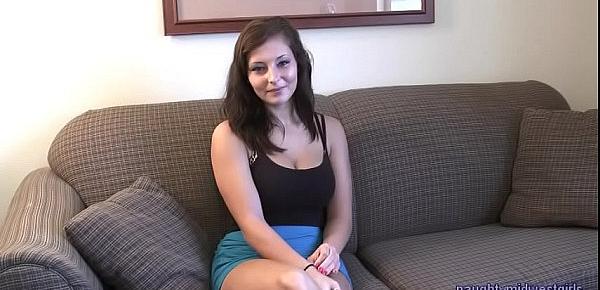  Stacy Starr - Big Tit Iowa Girl First Porn